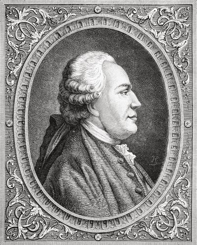 Portret van Franz Anton Mesmer (1734-1815) Duitse arts door Leopold Mar